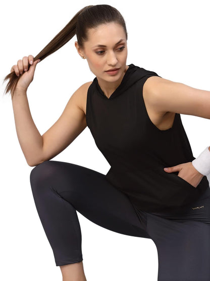 Rigo Round Neck Activewear Top for Women | Comfort Fit Stylish Active T-Shirt for Girls | Gym/Sports Wear Tees & Workout Tops