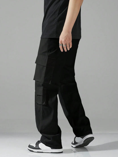 IndoPrimo Men Cargo || Men Cargo Pants || Men Cargo Pants Cotton || Cargos for Men || Men Cargo Trouser (in, Alpha, 2XL, Regular