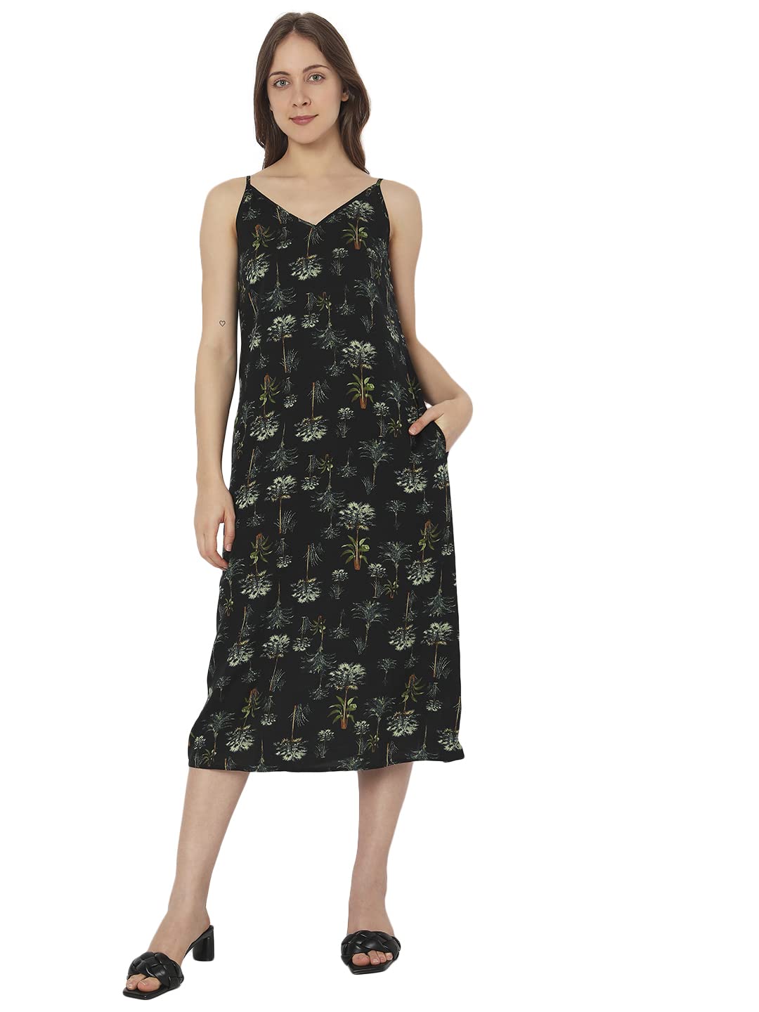 Vero Moda Regular Dress (10298177_Jet Black_S)
