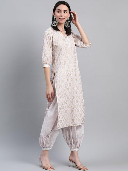 Libas WomenS Cotton Kurta Sets (6923_Pink