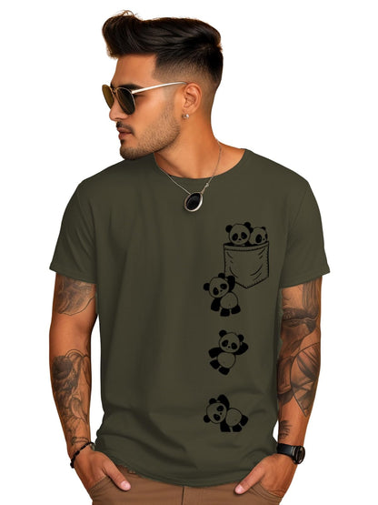 ADRO Tshirt for Men | Printed T Shirt for Men | 100% Cotton T-Shirt |Printed T Shirt | T-Shirts | RN24-POC