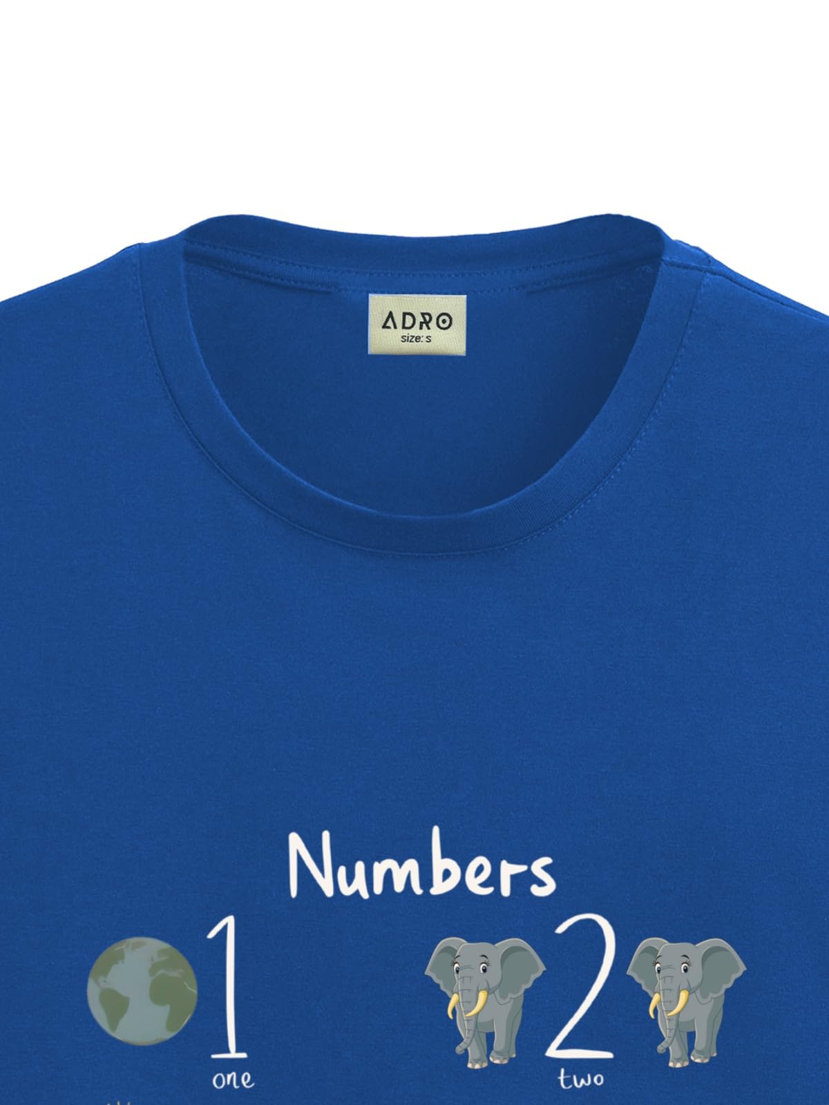 ADRO T Shirts for Boys & Girls || Learning Numbers Printed T-Shirt || Ages 3-14 || 100% Cotton Round Neck Tshirt for Boys & Girl