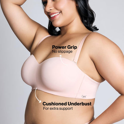 Nykd (Nyb027 Padded & Wired Ultimate Multiway Strapless Bra For Women | Anti Slip Bra With Seamless Neckline & Soft Detachable S
