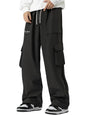 Indoprimo Regular Casual Pants (Miami-Cargo Men_Black