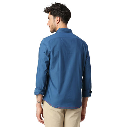 Thomas Scott Long Sleever Solid Color Regular Fit Casual Shirts for Mens