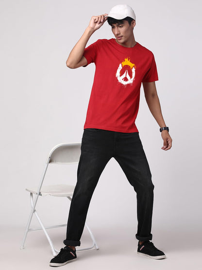 ADRO Mens Printed T-Shirt for Men | R22-M-PC-RD