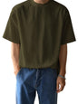 Greciilooks MenS Regular Fit T-Shirt (Gl-Mt-1178_Green