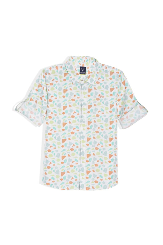 Allen Solly Boys Printed Casual Full Sleeve T-Shirt