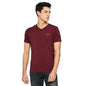 Pepe Jeans MenS Solid Slim Fit T-Shirt (Pm509199_Burgundy Red