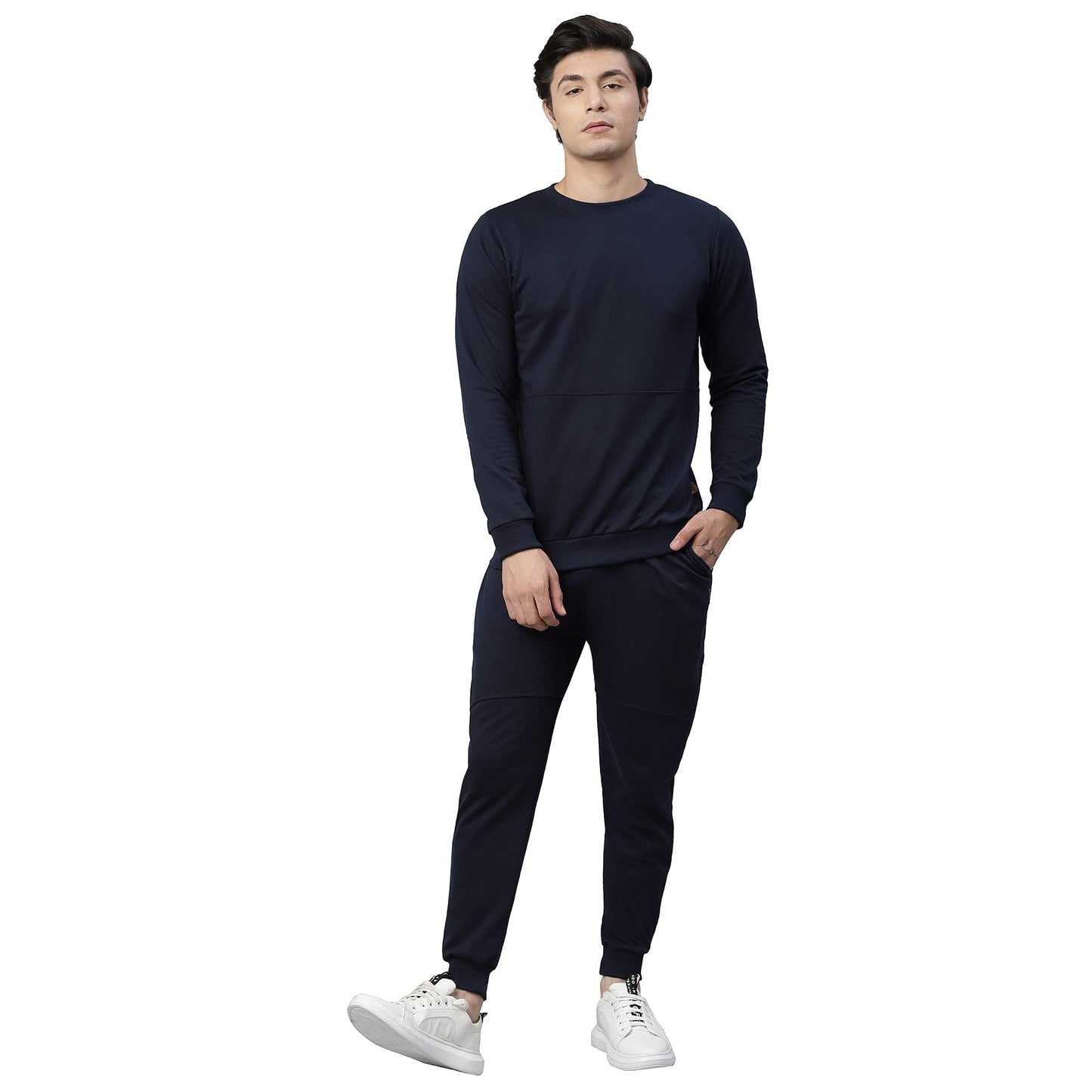 Rigo Round Neck Full Sleeve Terry Track Suit For Men | Regular Fit Plus Sizes Tracksuit for Mens | Co-ord Set For Men