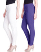 Lyra Cotton Premium Churidar Leggings For Women (Pack Of 2)