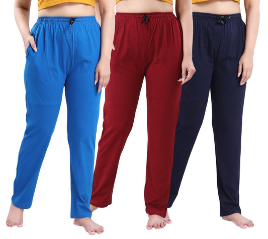 Fabme Cotton Pyjama Pack Of 3