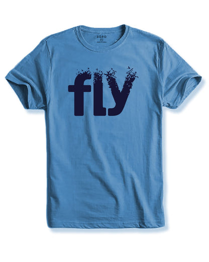 ADRO Fly Mens Cotton Printed T-Shirts (R21-M-FLY)