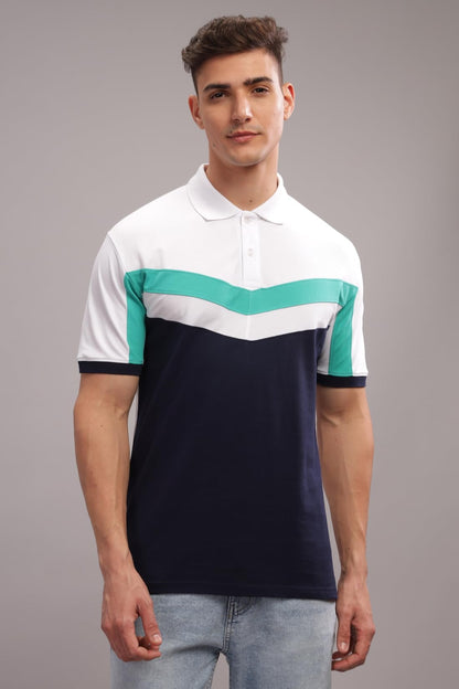 ADRO Regular Fit Polo Tshirt in 100% Cotton Multi Color Polo Also in Plus Size_PN24-L1-WHAQNB