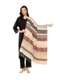 Aarika Womens Winter Wear Cream-Brown Colour Diamond Woolen Shawl-(FREE-SIZE)-(SWL-W-AS-108-CREAM-BROWN-FREE-SIZE)