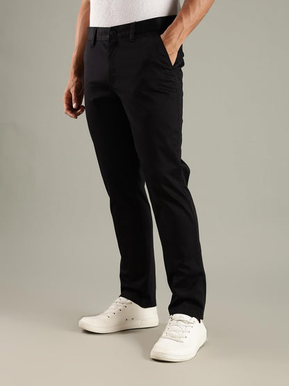 Thomas Scott Mens | Solid | Regular Fit | Premiun Cotton | 4 Pocket | Formal wear Trouser | Casual Chino | Pants for Men (Avail