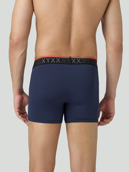 XYXX Mens Nylon Solid Trunks (Pack of 1) (XY_TB2_TRNK_Midnight Blue