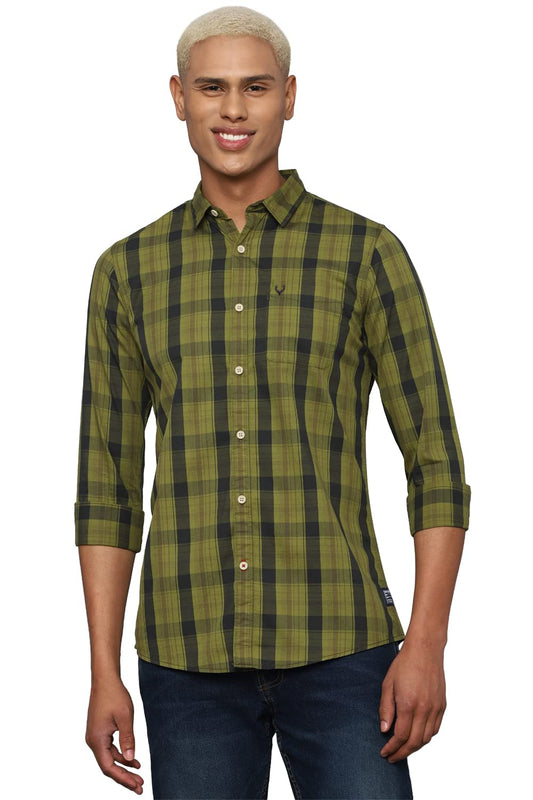 Allen Solly Men Casual Cotton Full Sleeve Shirt