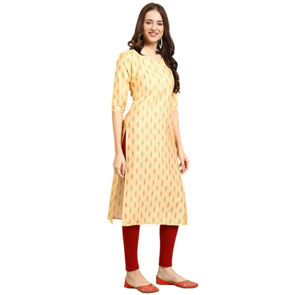 Pinkmint Women's Crepe Printed Regular Kurta