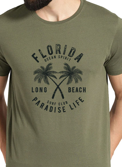 ADRO Florida Paradise Life Mens Printed T-Shirt