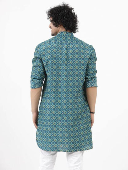 Om Sai Latest Creation MenS Kurta || Rayon Motif Printed Kurtas For Men || Stand Collar Neck With Full Sleeve Straight Kurta Fo