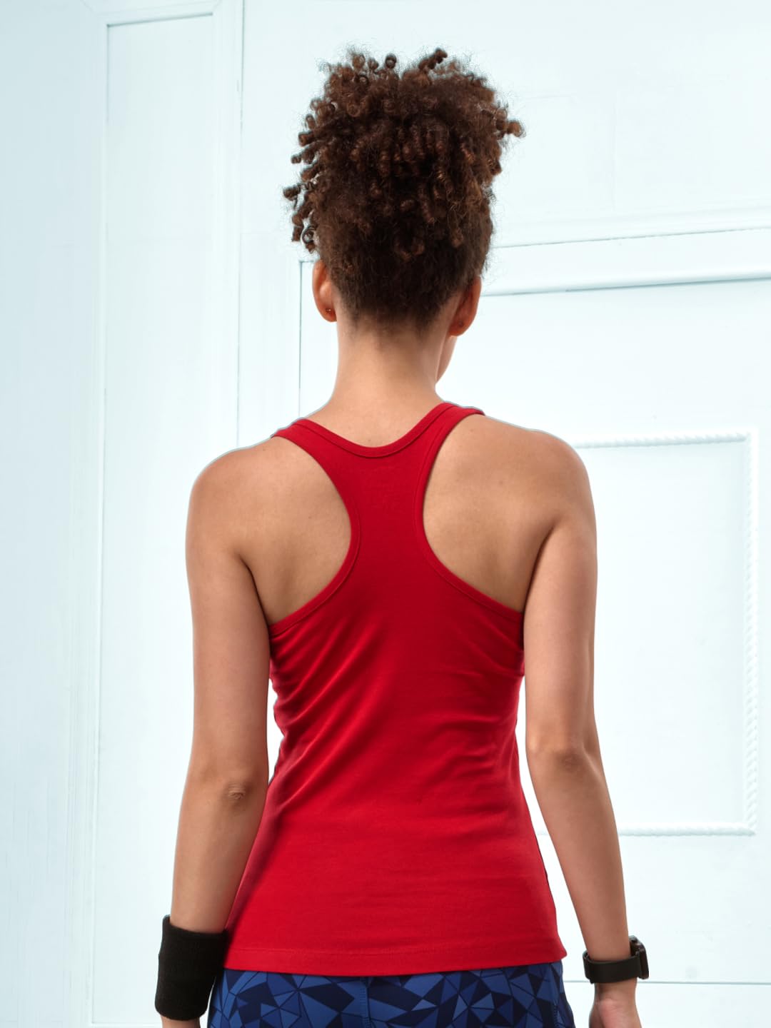 Lyra WomenS Stretchable Premium Cotton Racerback Tank Top