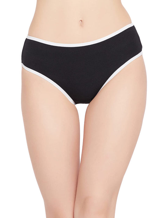 Clovia WomenS Cotton Bikini Panty (Pn3467T13M_Black_M)