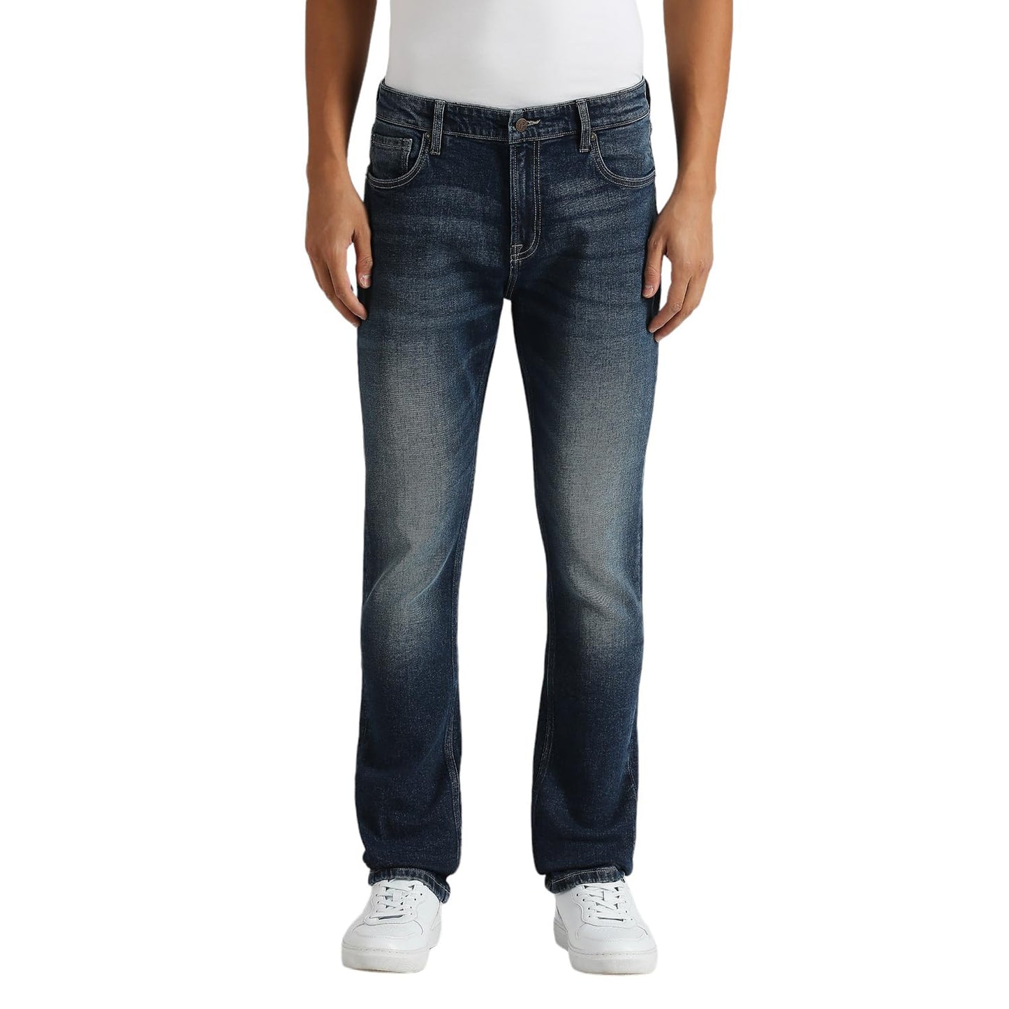 Pepe Jeans MenS Straight Jeans (Pm207856Q033_Dark Used Indigo Blue