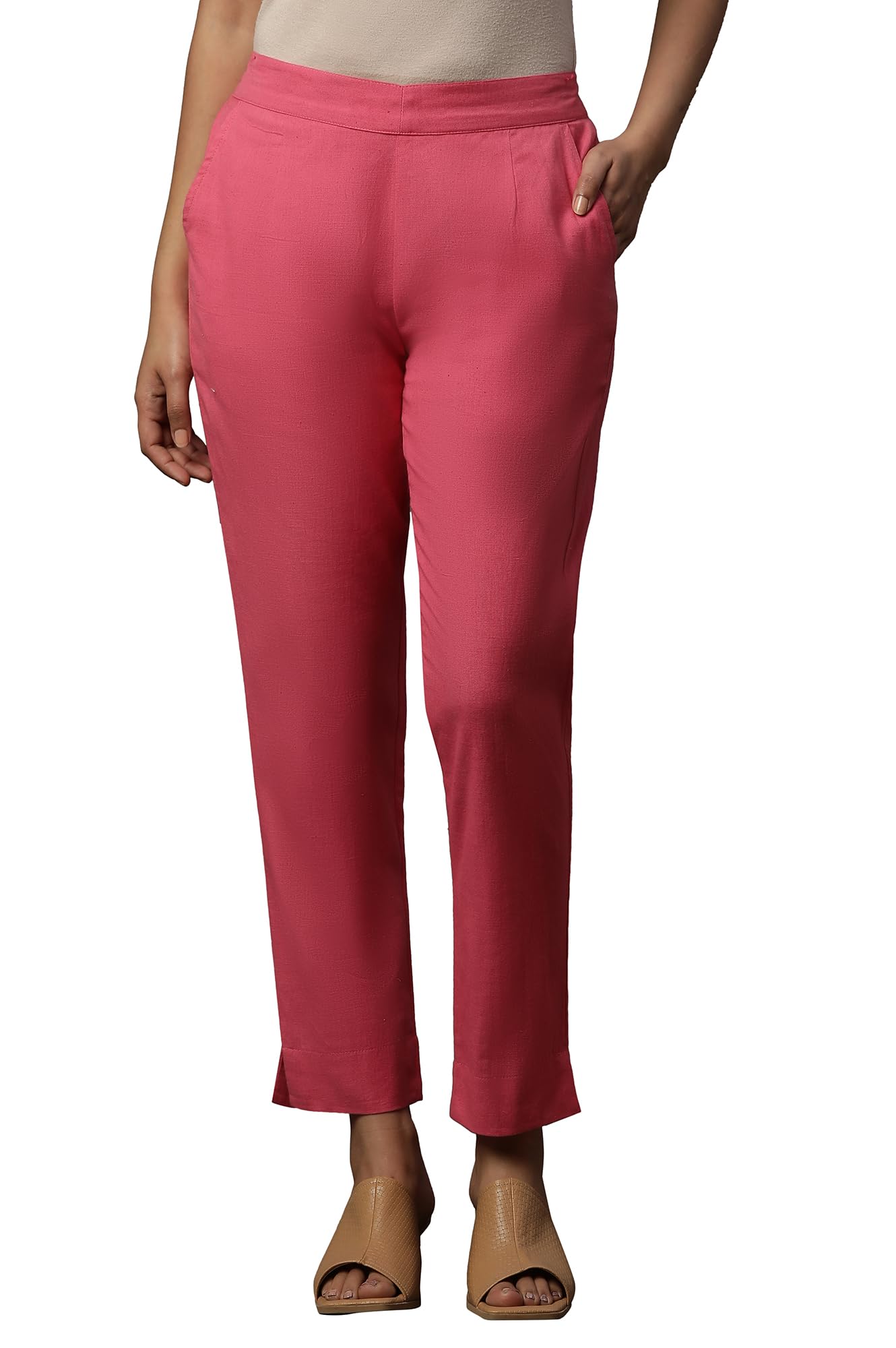 Aurelia Womens Slim Trousers (24FEA60015_Pink