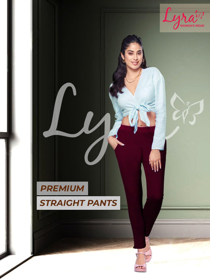 Lyra Premium Straight Pant For Women