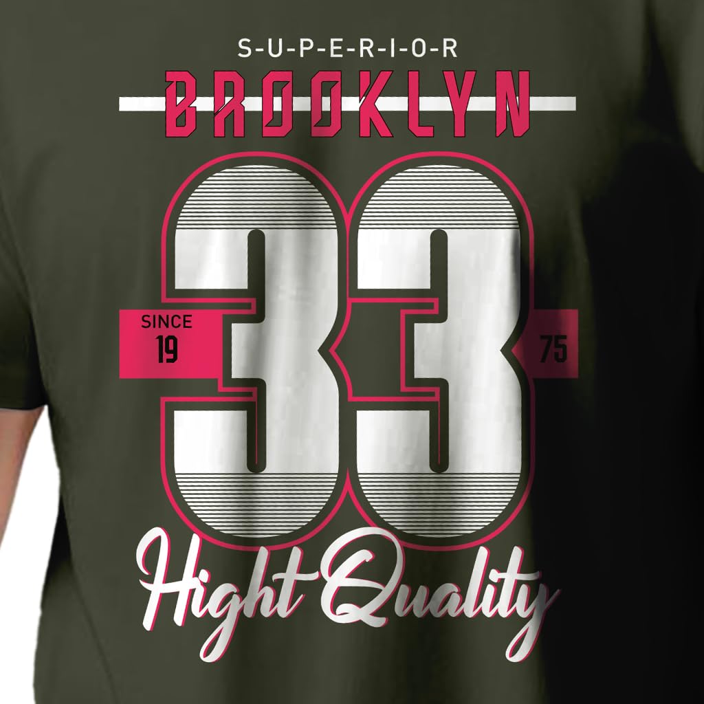 Peppyzone Mens Regular Fit T-Shirt (PZ-N-8372_Olive3