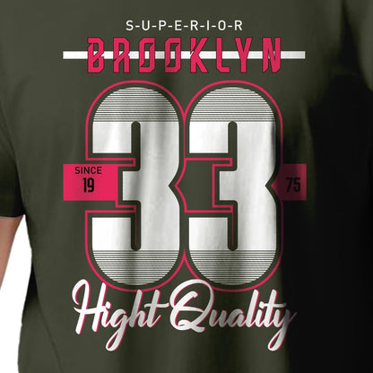 Peppyzone Mens Regular Fit T-Shirt (PZ-N-8372_Olive3