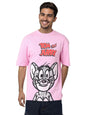 The Indian Garage Co Mens Warner Bros. Collection Boxy Fit Tom & Jerry Crew Neck T-Shirt