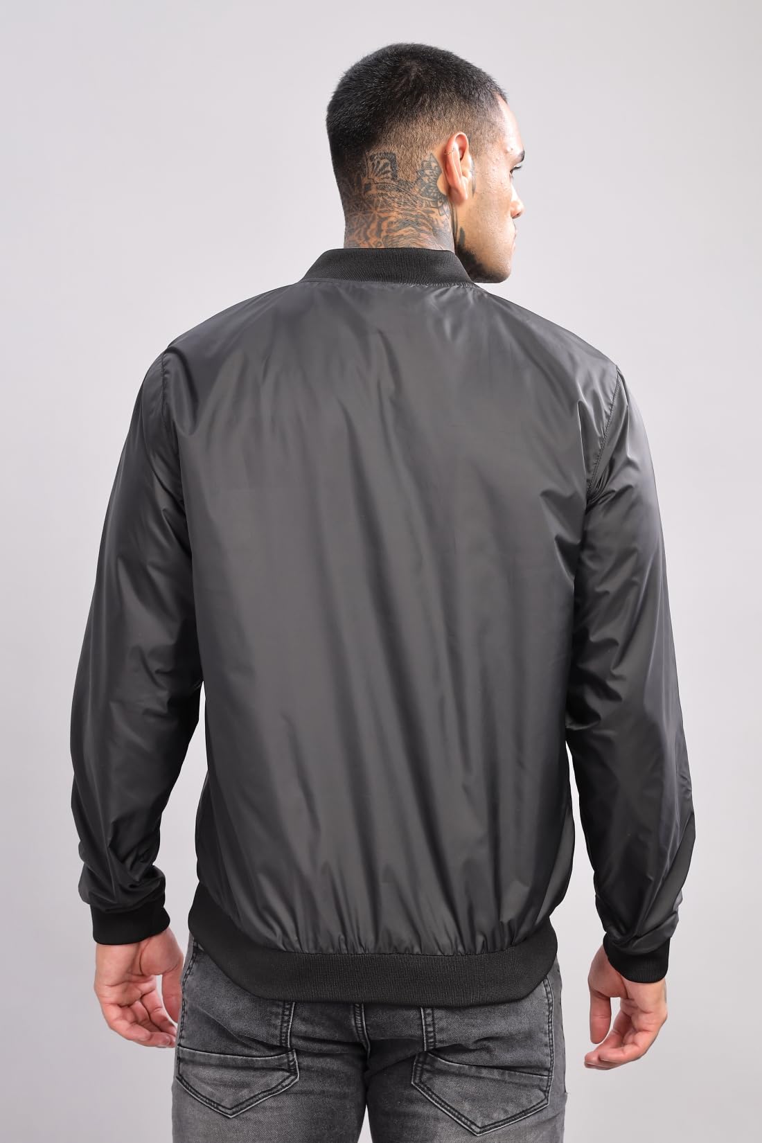ADRO Mens Military Coat (JK24-PLN-BL_Black