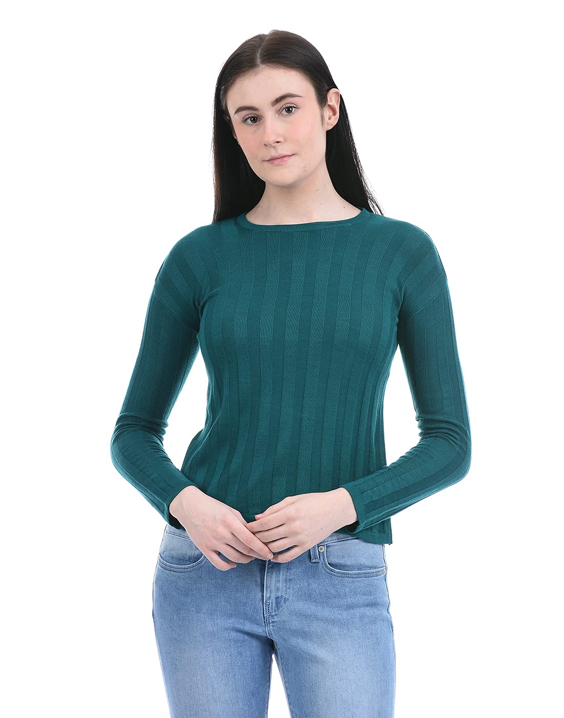Pepe Jeans WomenS Cotton Pullover (Pl701707-Sea Green_Sea S)