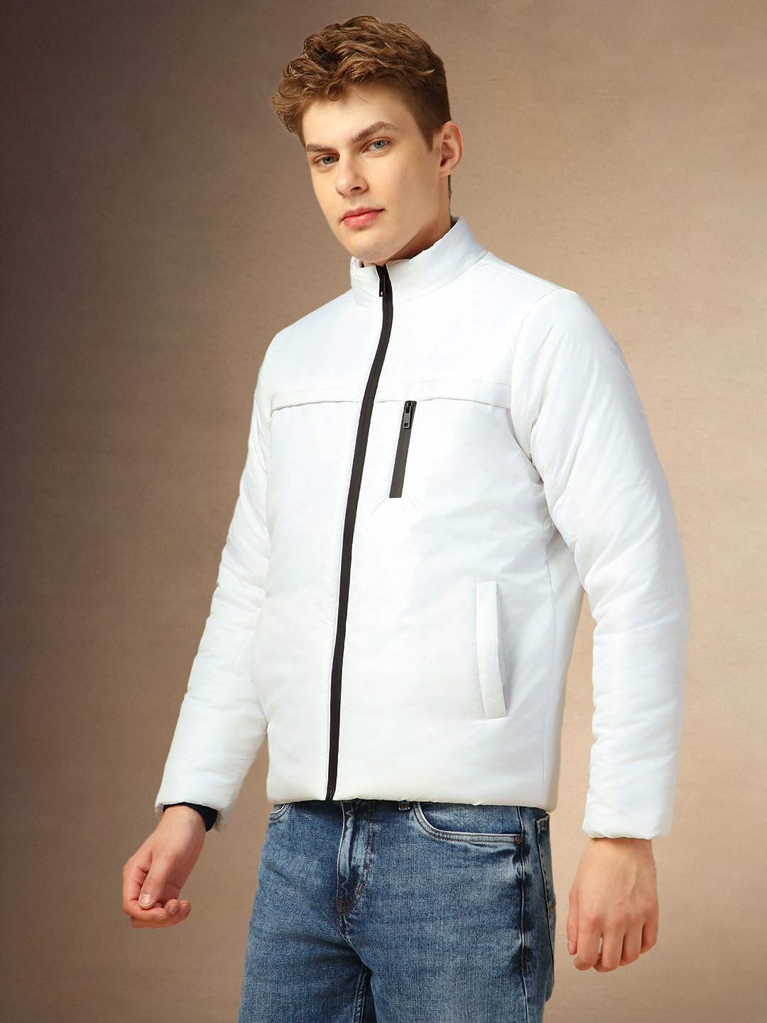 Dennis Lingo Men Regular Fit Polyester Full Sleeves Solid Jackets