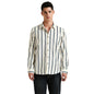 Pepe Jeans MenS Striped Regular Fit Shirt (Pm308608_White