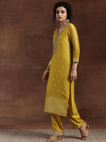 Libas WomenS Chanderi Silk Kurta Set (275790R