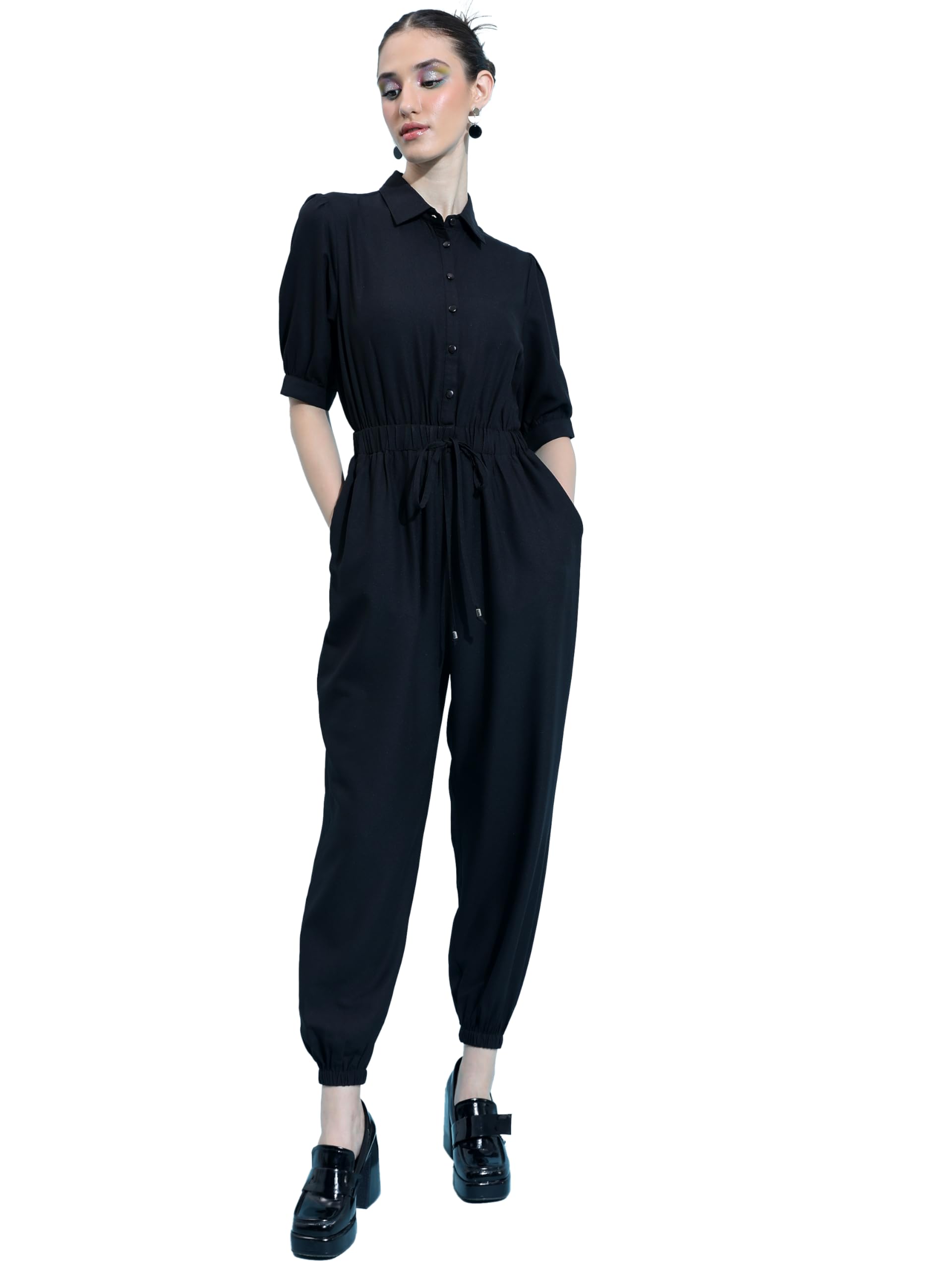 Ketch Women Shirt Collar Khjs000033 Black L