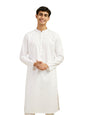 Diwas By Manyavar MenS Cotton Self Design Kurta (White,Xxxl)