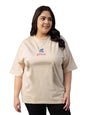 Ps_Jbgrce_Swjuneberry 100% Pure Cotton Oversized Fit Latest & Trendy All Over Prints Half Sleeve Plus Size T-Shirt For Women & G