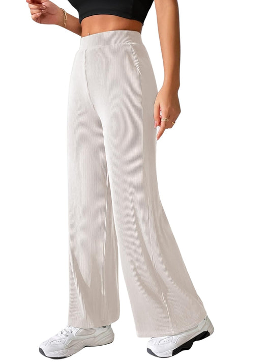 Greciilooks Tailored Trouser For Women | Woman Trousers | WomenS High-Waisted Pant | WomanS Trousers Pants Cream