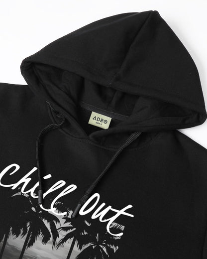 ADRO Hoodies for Men | Printed Regular Fit Hoodie | Cotton Hoodie | Mens Hoodies | Sweatshirt for Men | Hooded Hoodie | H24-CHIL