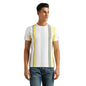 Pepe Jeans MenS Striped Slim Fit T-Shirt (Pm509551_Yellow_Multi