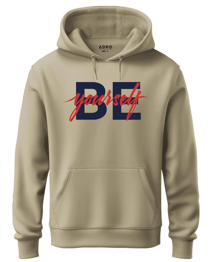 ADRO Men's Cotton Hooded Neck Hoodie (H20-M-BYO-CH_Beige)