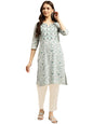 Rangita Green Cotton Printed Straight Kurta With Pant | Kurta Set For Women_2Xl