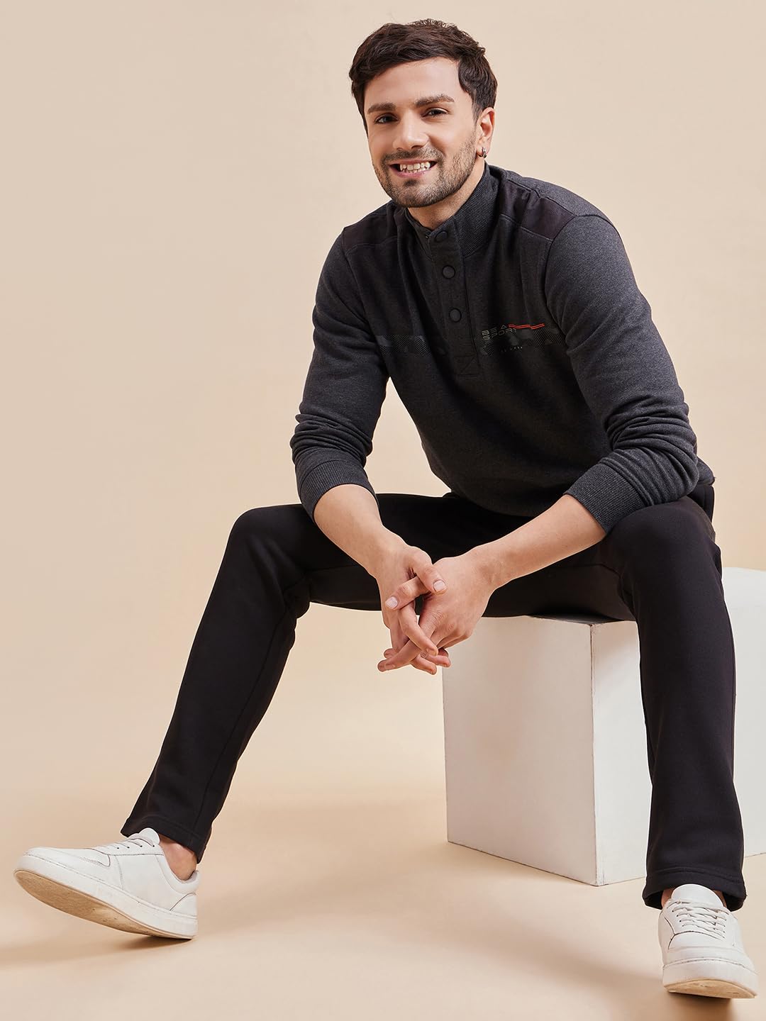 Sweet Dreams Men Solid Tracksuit
