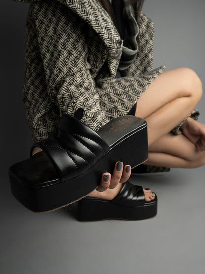 Shoetopia Women & Girls Retro Style Platform Heels