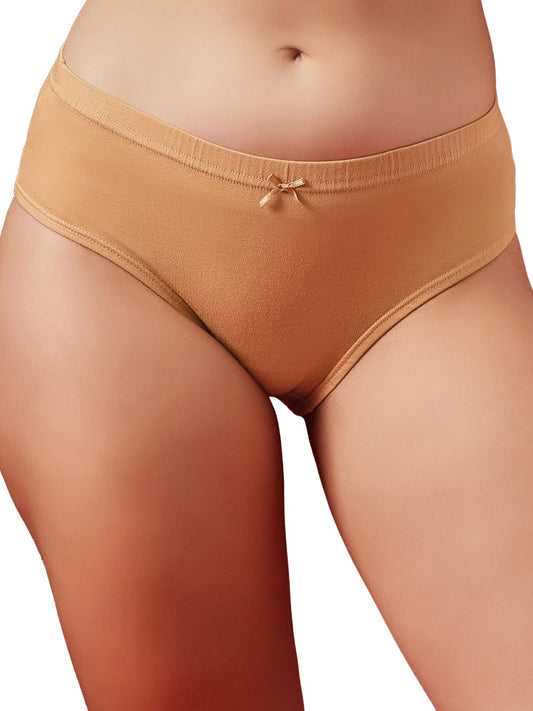 Clovia WomenS Cotton Low Waist Hipster Panty (Pn3505P24_Beige_Xxl)