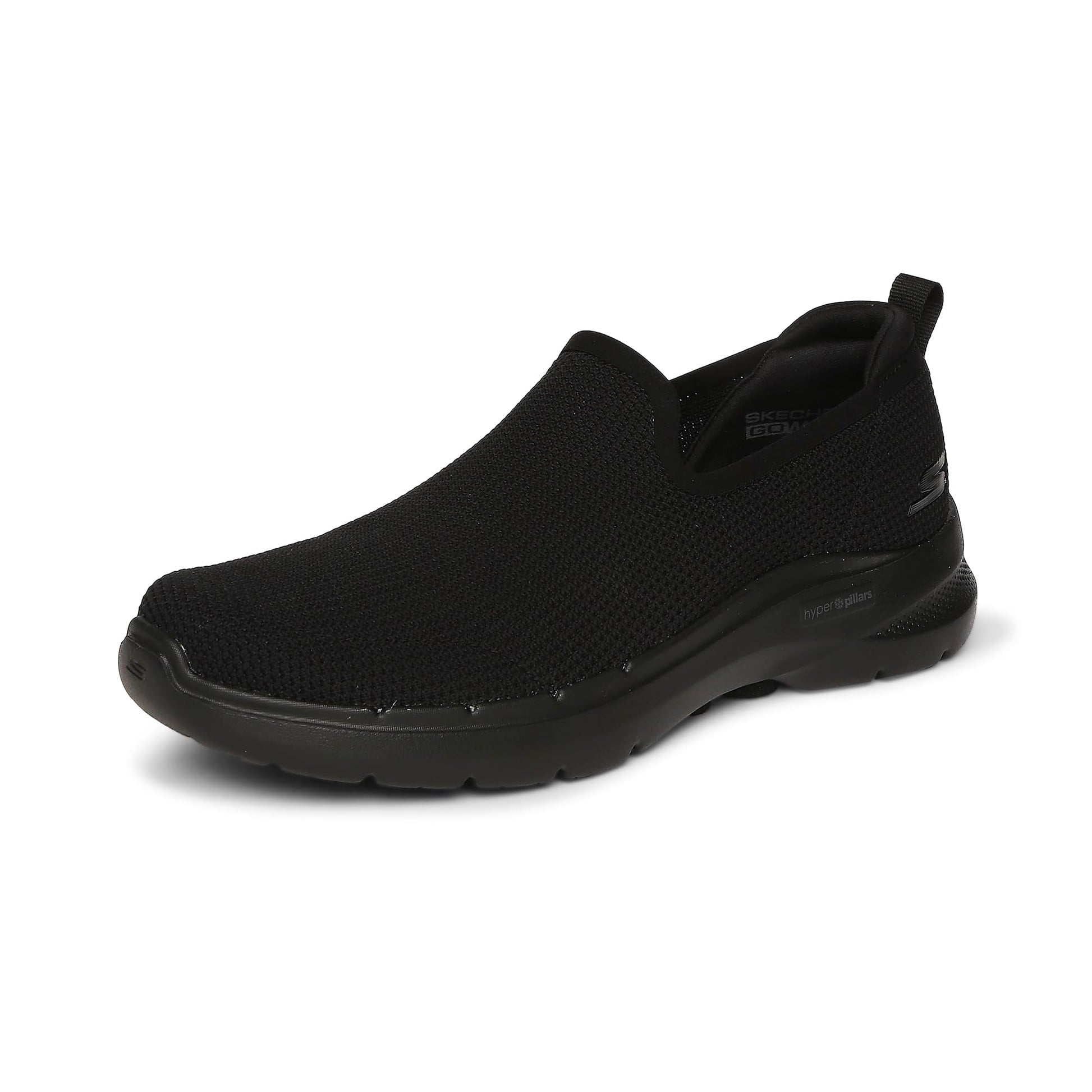 Skechers Men Go Walk 6 First Cl Vegan Air-Cooled Goga Mat Breathable Insole With High Rebound Cushioning Sports Shoes